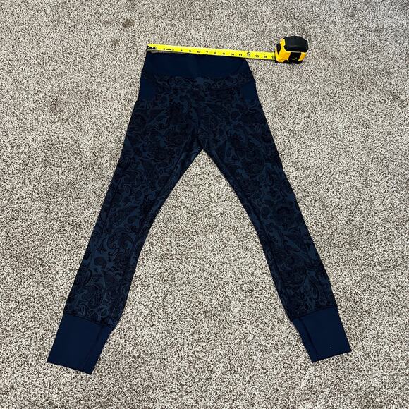 LULULEMON Women's En Route Crop In Paisley Inkwell/Inkwell - Picture 3 of 10